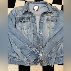LC Lauren Conrad Light Blue Jean Jacket